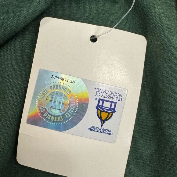 NWT Gelscrubs Dark Green Scrub Pants Notre Dame Embroidered Logo - Picture 4 of 4